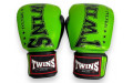 Боксерские перчатки TWINS Special BGVL3-2TA green black 10 oz