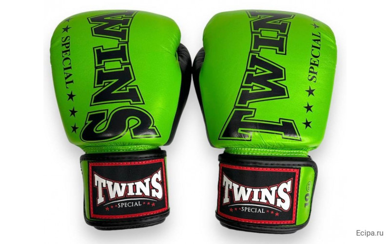 Боксерские перчатки TWINS Special BGVL3-2TA green black 12 oz