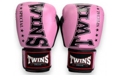 Боксерские перчатки TWINS Special BGVL3-2TA pink black 10 oz Боксерские перчатки TWINS Special BGVL3-2TA pink black 10 oz