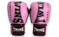 Боксерские перчатки TWINS Special BGVL3-2TA pink black 16 oz Боксерские перчатки TWINS Special BGVL3-2TA pink black 16 oz