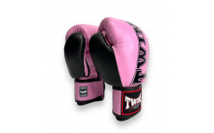 Боксерские перчатки TWINS Special BGVL3-2TA pink black 16 oz Боксерские перчатки TWINS Special BGVL3-2TA pink black 16 oz