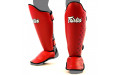 Защита голени Fairtex SP5 red L