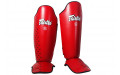 Защита голени Fairtex SP5 red L