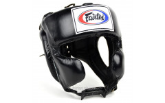 Боксёрский шлем Fairtex HG8 black XL