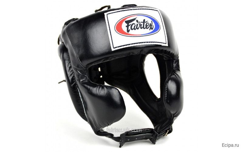 Боксёрский шлем Fairtex HG8 black XL