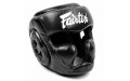 Шлем Fairtex HG13 black (Lace Up) XL