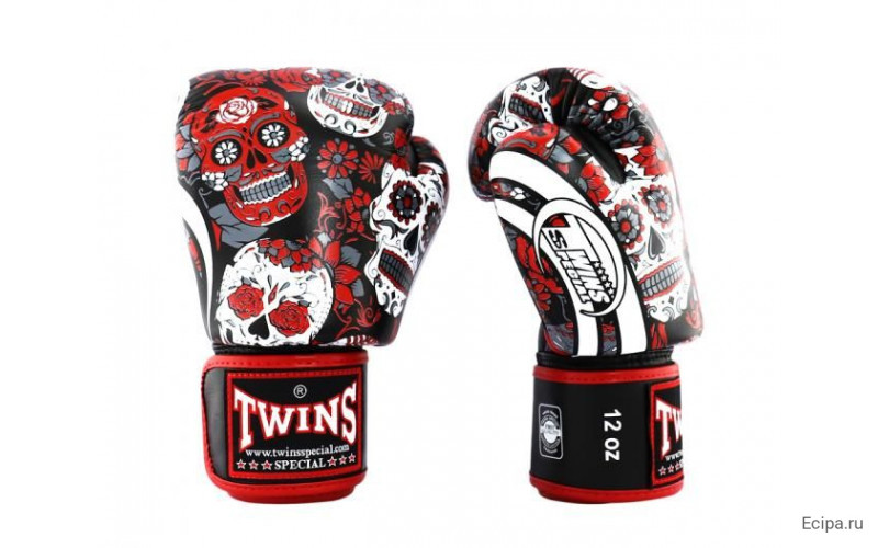 Боксерские перчатки Twins Special FBGVL3-53 red 16 oz