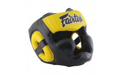 Шлем Fairtex HG13 black yellow (Full Head) L