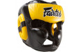 Шлем Fairtex HG13 black yellow (Full Head) M