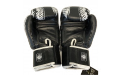 Боксерские перчатки TWINS Special FBGVL3-49 black white 14 oz Боксерские перчатки TWINS Special FBGVL3-49 black white 14 oz