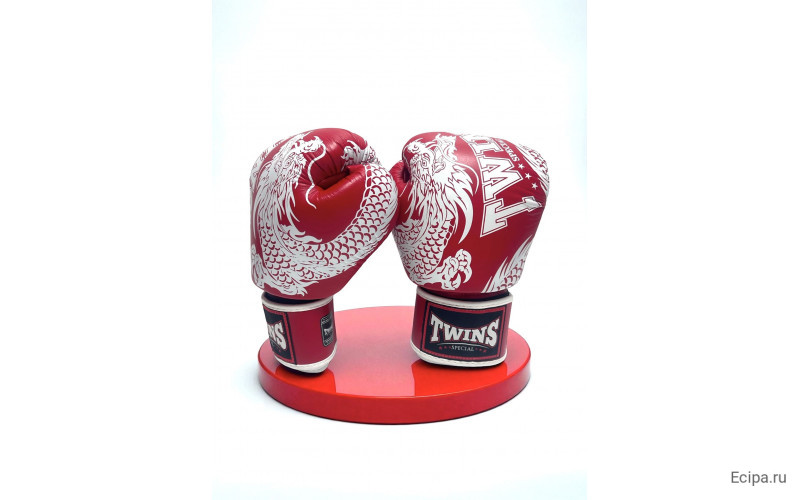 Боксерские перчатки TWINS Special FBGVL3-49 red white 10 oz