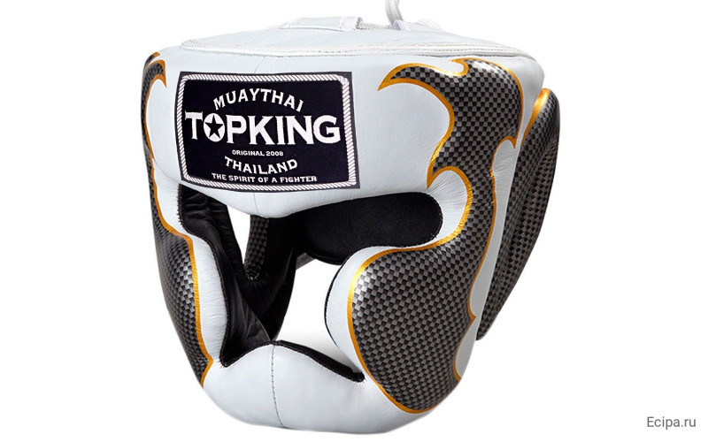 Боксерий шлем TKHGEM-01 white silver - M