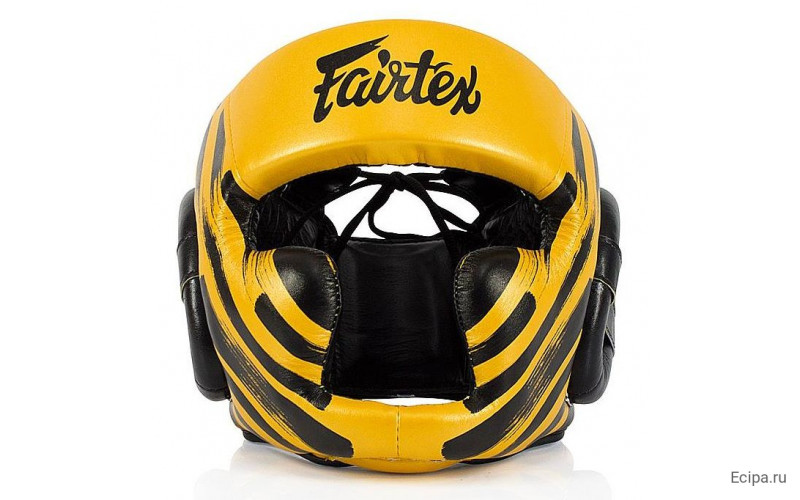 Боксёрский шлем Fairtex HG16-M2 yellow M