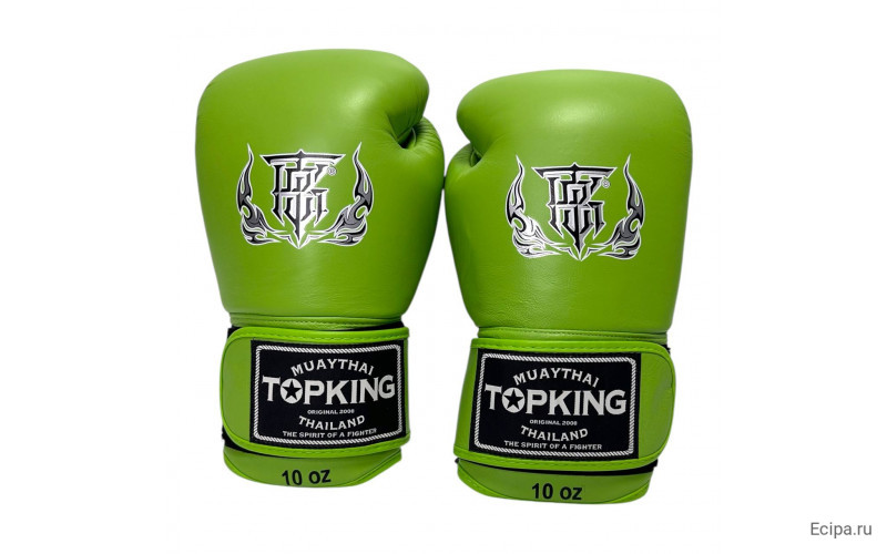 Боксёрские перчатки Top King Ultimate TKBGUV green 14 oz