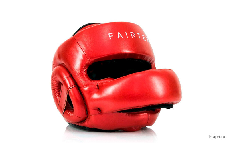 Шлем с бампером Fairtex HG17 red M