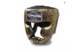 Боксерский шлем Top King Gold / Black Snake Edition Head Guard L