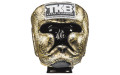 Боксерский шлем Top King Gold / Black Snake Edition Head Guard L