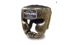 Боксерский шлем Top King TKHGSS-02 black gold XL