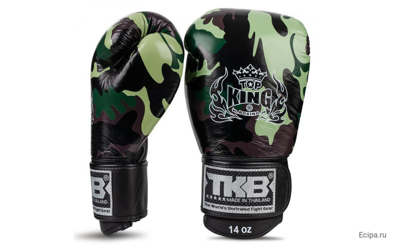 Боксерские перчатки Top King Boxing Камуфляж 10 oz