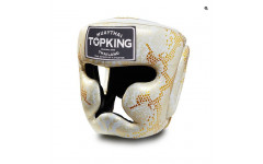 Боксерский шлем TKHGSS-02 WH\GD Gold "Snake Edition" Head Guard XL