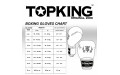 Боксерские перчатки Top King Boxing SUPER AIR STAR blue 14 oz