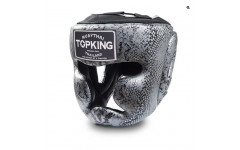 Боксерский шлем Top King TKHGSS-02 black silver XL