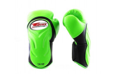 Боксерские перчатки BGVL6 black-green 12 oz