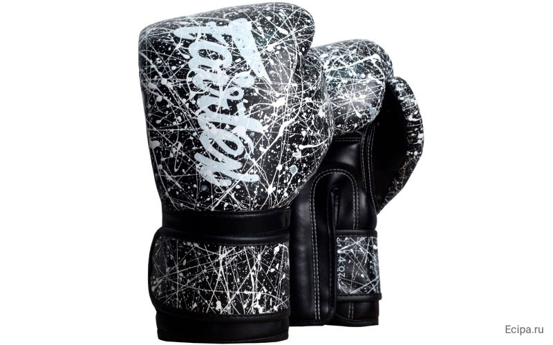 Боксерские перчатки Fairtex BGV14 Painter black 12 oz