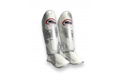 Защита голени Twins Special FSGL10-49 white silver - S