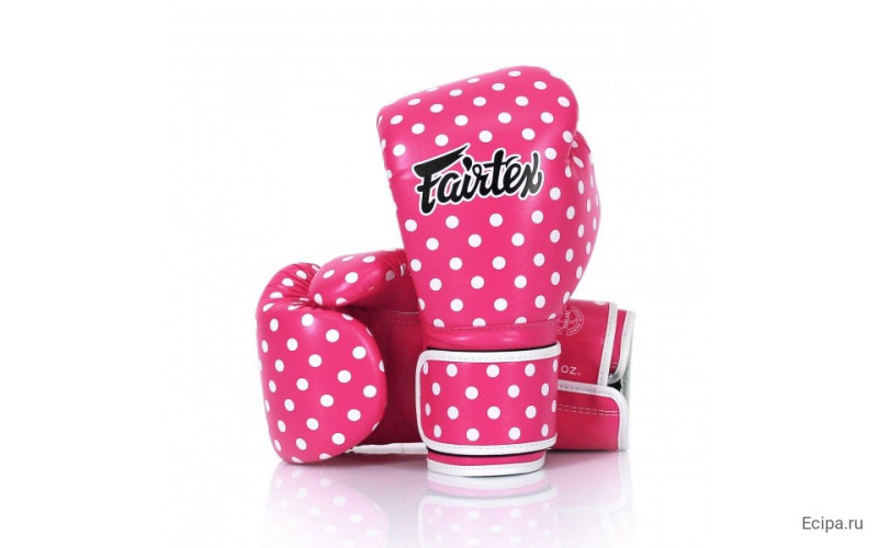 Боксерские перчатки Fairtex BGV14 polka dot 12 oz