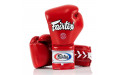 Перчатки боксерские на шнурке Fairtex BGL7 red 14 oz
