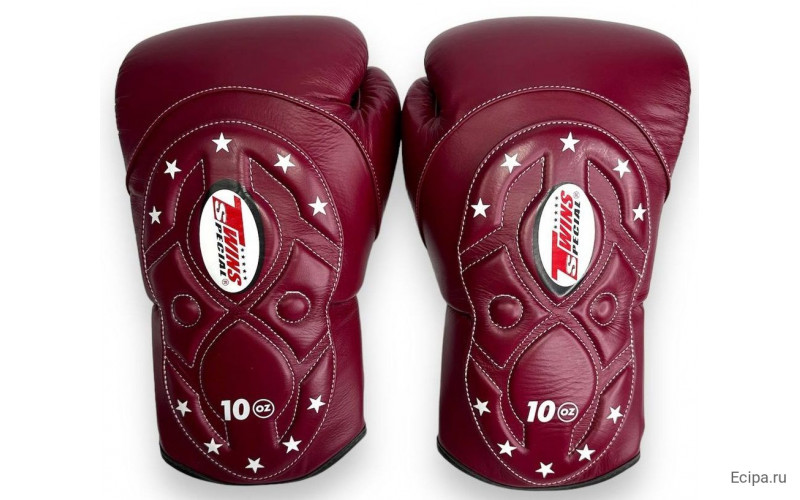 Боксерские перчатки Twins BGVL6 MK maroon maroon 10 oz
