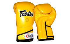Боксерские перчатки Fairtex BGV6 yellow 16 oz