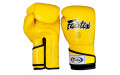Боксерские перчатки Fairtex BGV6 yellow 16 oz