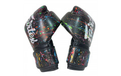 Боксерские перчатки Fairtex BGV14 Painter color black 10 oz