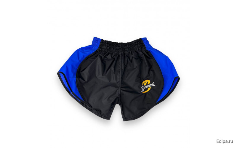 Шорты для бокса Blegend Powerhous black blue - 2XL