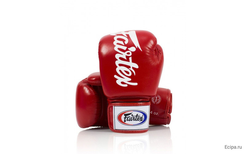 Боксерские перчатки Fairtex BGV19 red 12 oz
