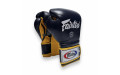 Боксерские перчатки Fairtex BGV9 blue navy yellow 12 oz
