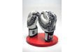 Боксерские перчатки TWINS FBGVL3-49 white black 12 oz