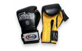 Боксерские перчатки Fairtex BGV9 black yellow 12 oz