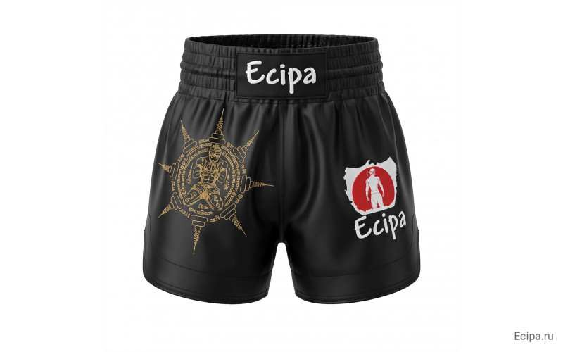 Шорты для Muay Thai Ecipa Fighter black L