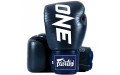 Боксерские перчатки Fairtex One ChampionShip blue 10 oz