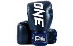 Боксерские перчатки Fairtex One ChampionShip blue 16 oz